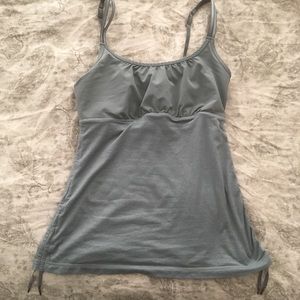 Lululemon babydoll gray tank size 6